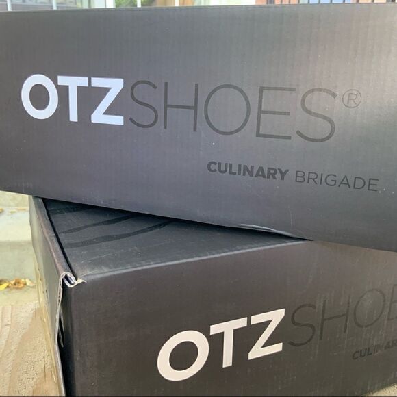 OTZ CHEF SHOES CULINARY BRIGADE OTZ-MADLIB MV IN RADIAL DUO BLACK LEATHER SIZE 9 - Picture 10 of 12